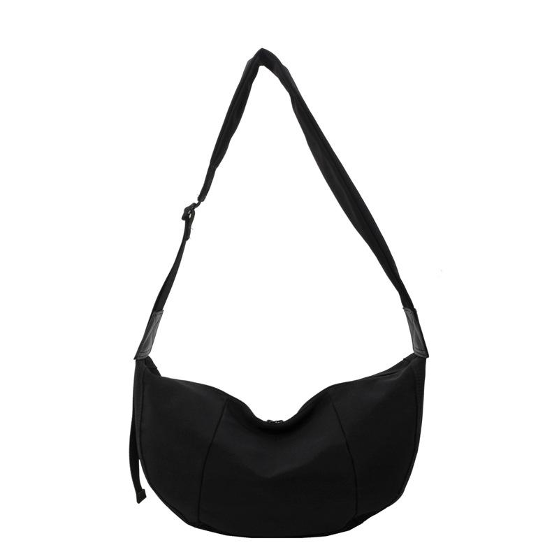 Solid Color Shoulder Bag Dumpling Bag Women's Crossbody Bag