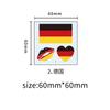 Football Sports Match National Flag Stickers Football Fans Cheer and Assist for Soccer Players,Face Arm Body Temporary Tattoos