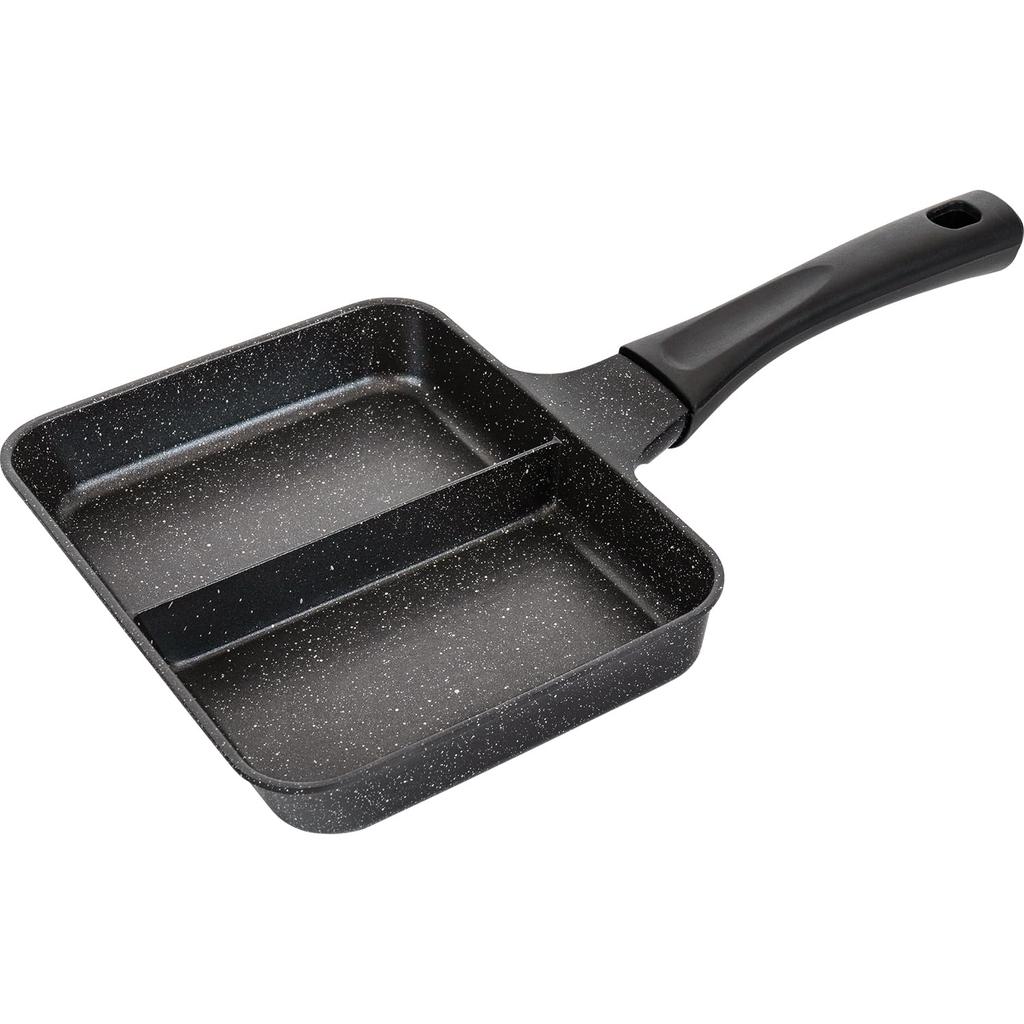 Boîte à déjeuner Wahei Freiz avec résistance à l'abrasion Daikin Silkware EK Revêtement en résine fluorée Lunchini Séparateur à 2 compartiments, Testé 500 000 fois, Revêtement, Sans PFOA,