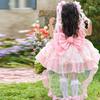 2026 Summer Flower Princess Lolita Dress for Girls - Birthday and Performance Outfit