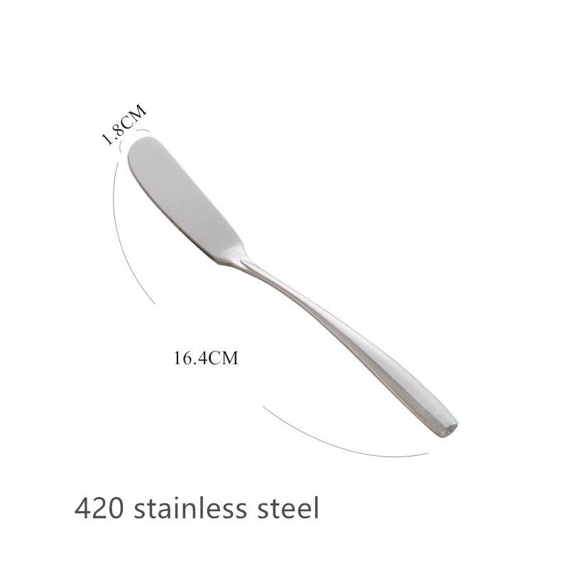 304 Stainless Steel Butter Knife, Jam Spatula, Butter Spreading Sauce, Cheese, Western Cheese, Kitchen Tools, Tableware