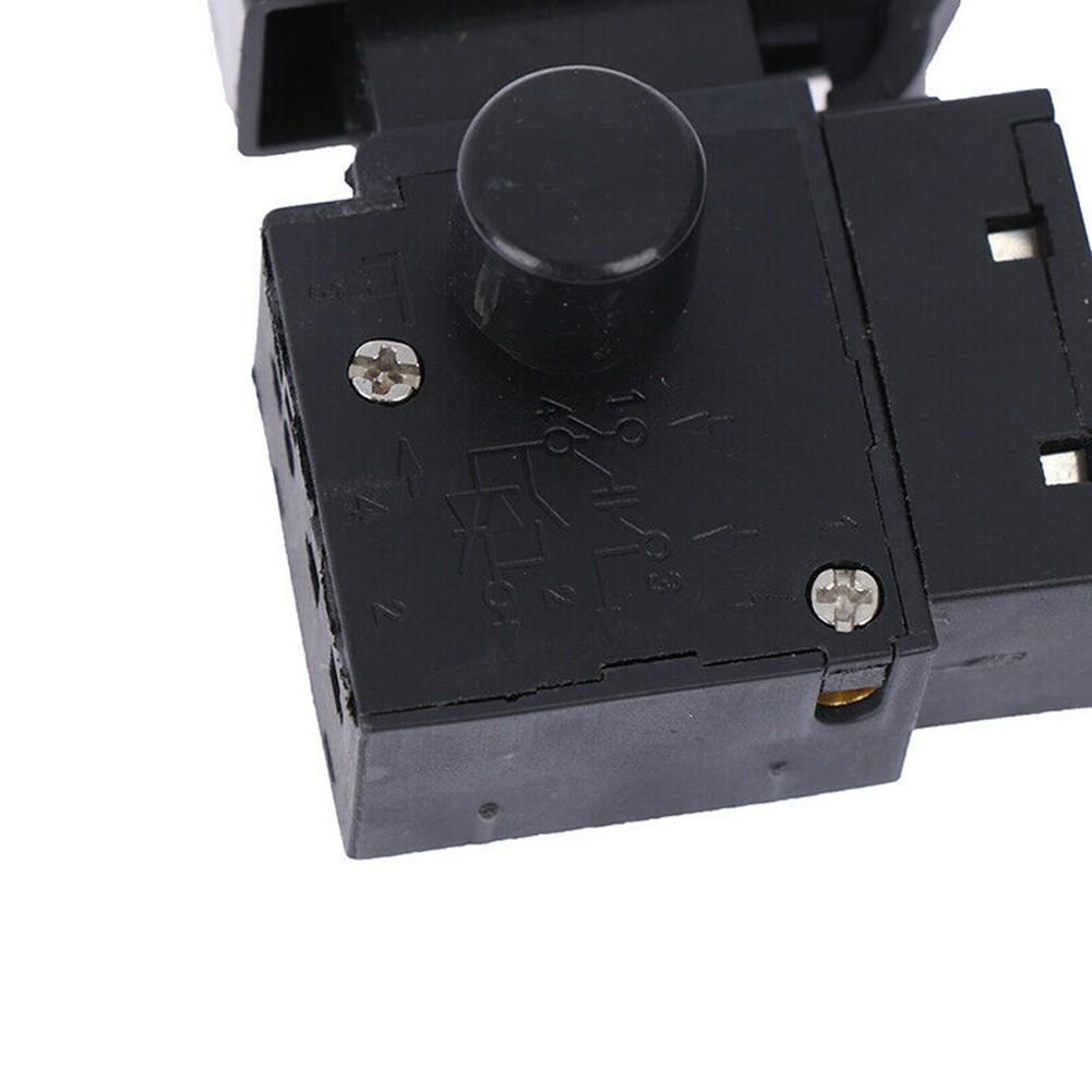 FA2-6/1BEK Black 6A 250V Electric Drill Speed Control Trigger Button Switch
