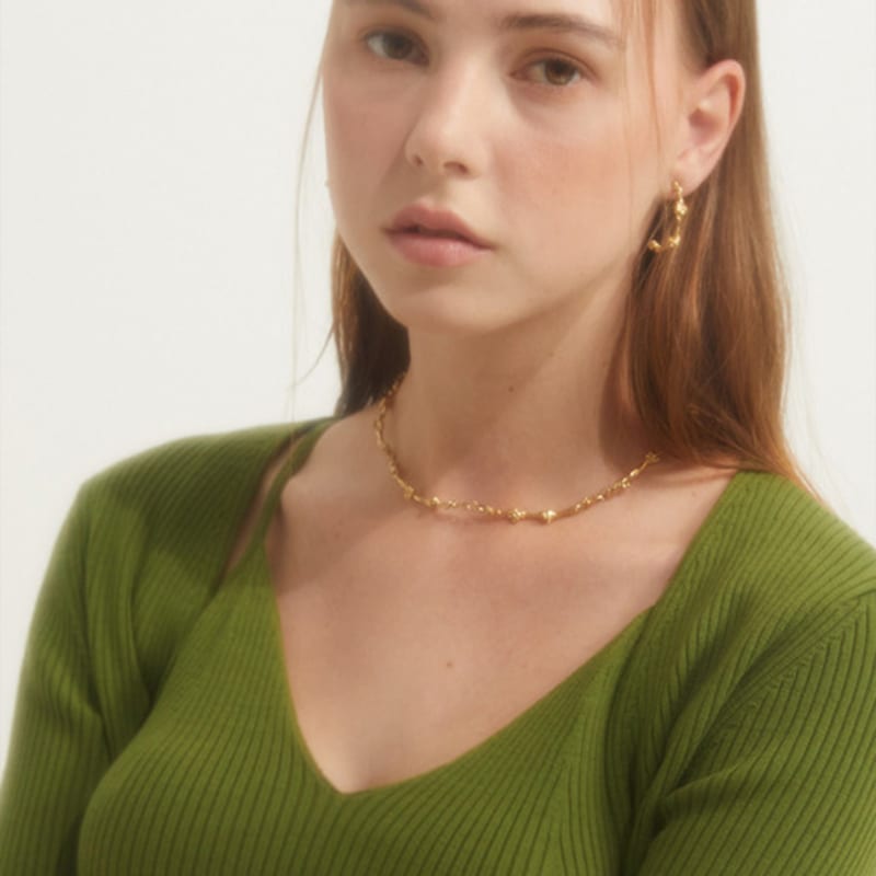 

BOLDIERE Vine Necklace_ N9[Gold] gold