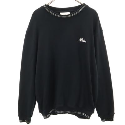 Long Sleeve Sweat Trainer XL Black Men's Used