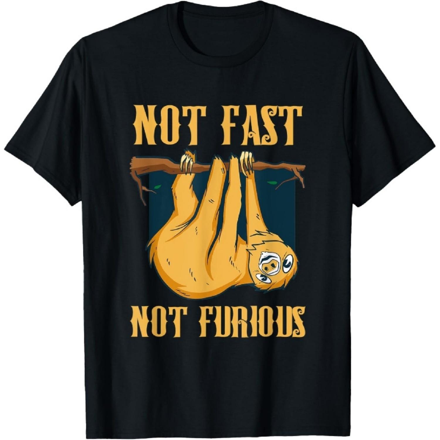 I m Not Fast And Also Not Furious Animal Sloth T-Shirt XXXXXL разноцветный