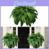 Boston Fern Artificial Plant With Uvresistant Plastic Foliage For Home Decor And Office Space