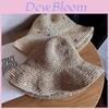 Paper Straw Sun Hat With Wide Brim And Colorful Details For Summer Beach Vacation Fashion Accessory