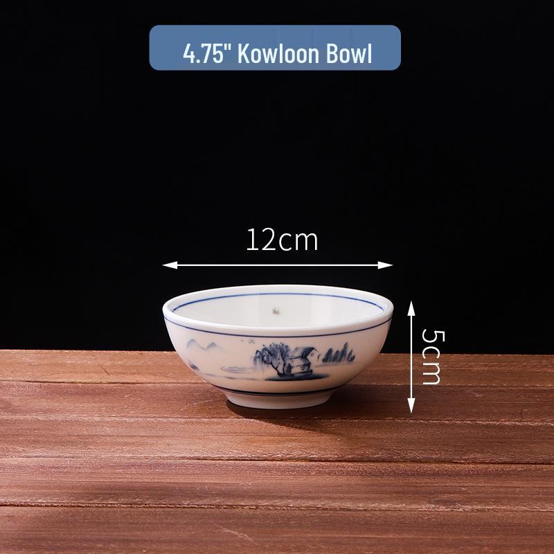 Large High-Footed Ceramic Soup & Noodle Bowl