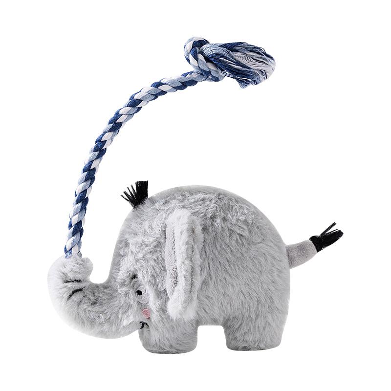 Squeaky Plush Animal Toys Dog Chew Toys Crinkle Sound Pet Toys Boredom Relief Mental Stimulation Puppy Teething Anxiety Relief Safe Pet Toys