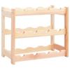 Day and Night - Day and Night Wine Rack for 12 Bottles Made of Pine Wood