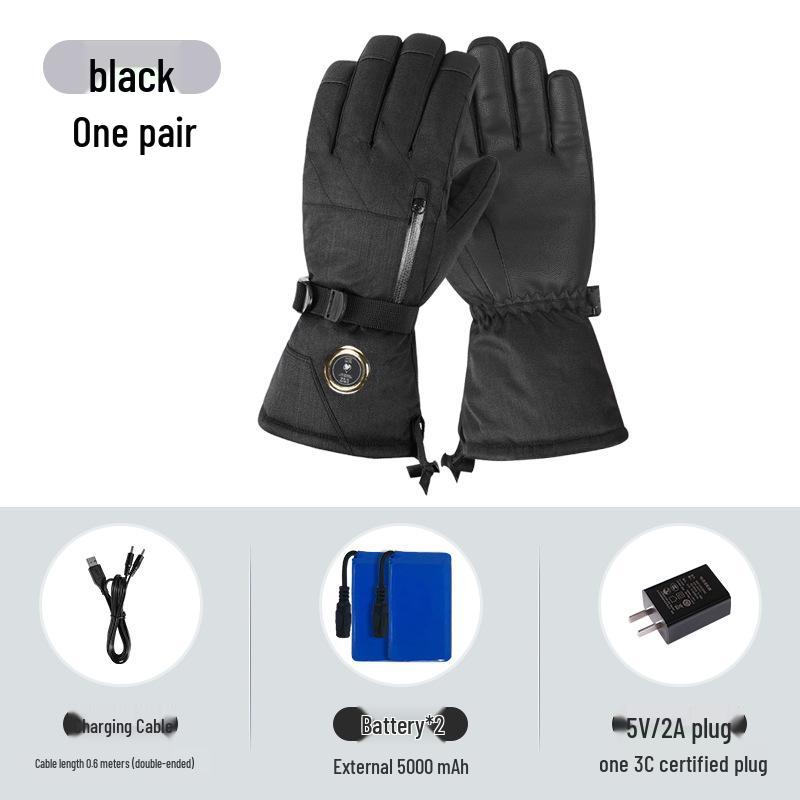 Smart Heated Gloves: Winter Electric Hand Warmers for Men & Women, Ideal for Cycling & Motorcycle Riding