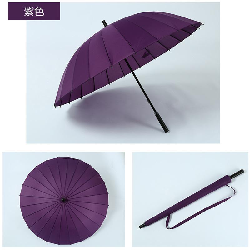 Umbrella Customized Automatic Umbrella Large Oversized Large Wholesale Straight Pole Long Handle Umbrella Weather and Rain Printed Logo