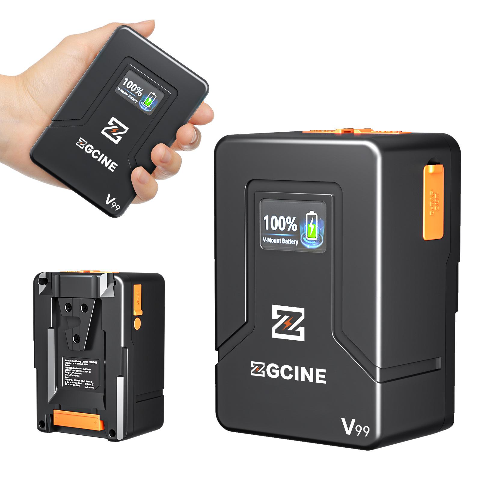 

ZGCINE Yingxiaoneng V99 Увеличенная батарея и ползунок для V-портового монитора для DSLR V99