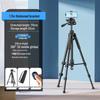 Dual-Position Mobile Phone Holder with Fill Light for Streaming and Photography