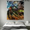 The Rising of the Shield Hero Wall Tapestry Aesthetic Wall Hanging Printed Fabric Blanket Decorative Tapestries for Bedroom Living Room Home Decor