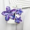 3Pcs Colorful Gradient Color Flower Hair Claws Sweet Barrettes  Shark Clip For Women Girls Beach Hair Accessories Gifts