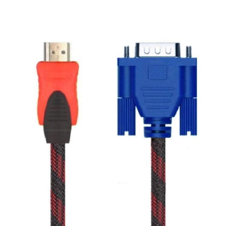 1080P Video Cables Universal for Computer Laptop PC Monitors Adapter Cable Quick Connection 19pin Interface to VGA Cable