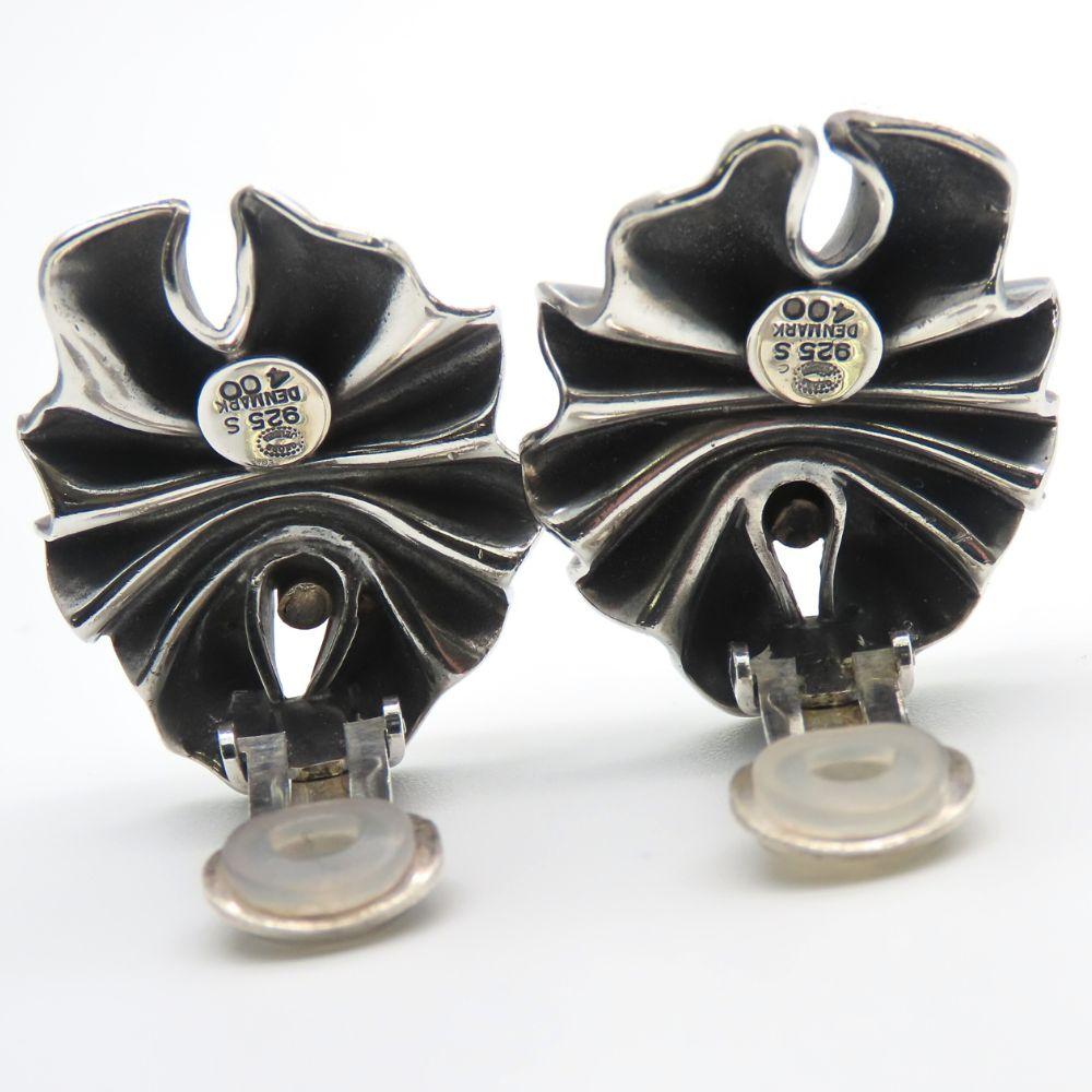 Used Georg Jensen Earring 400 Silver925 26.0g Silver gold Accessories