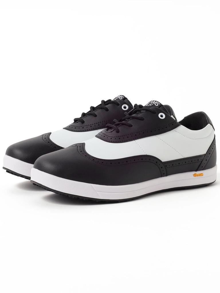 Beams Golf Men's Wingtip Spikeless Shoes, Black, Size 26, 81320476627