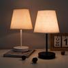 1 Stück Massivholz Stoff USB Kleine Tischlampe Schlafzimmer Nachttischlampe Arbeitszimmer Studentenwohnheim LED Nachtlicht Kreative Atmosphärenleuchte Dekoration