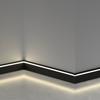 0.5/1M/pcs H50mm LED Skirting Line Aluminum Profile Surface Mount Baseboard Backlight Channel Corner Wall Decor Bar Strip Lights