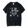Le Tits Now Let It Snow Lustiges T-Shirt vintage gewaschen Streetwear Herren Mode Stilvolles Oberteil für den Alltag grafisch