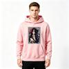 Men Anime Printed Pullover Hoodie Casual Long Sleeve Sweatshirt for Daily Wear