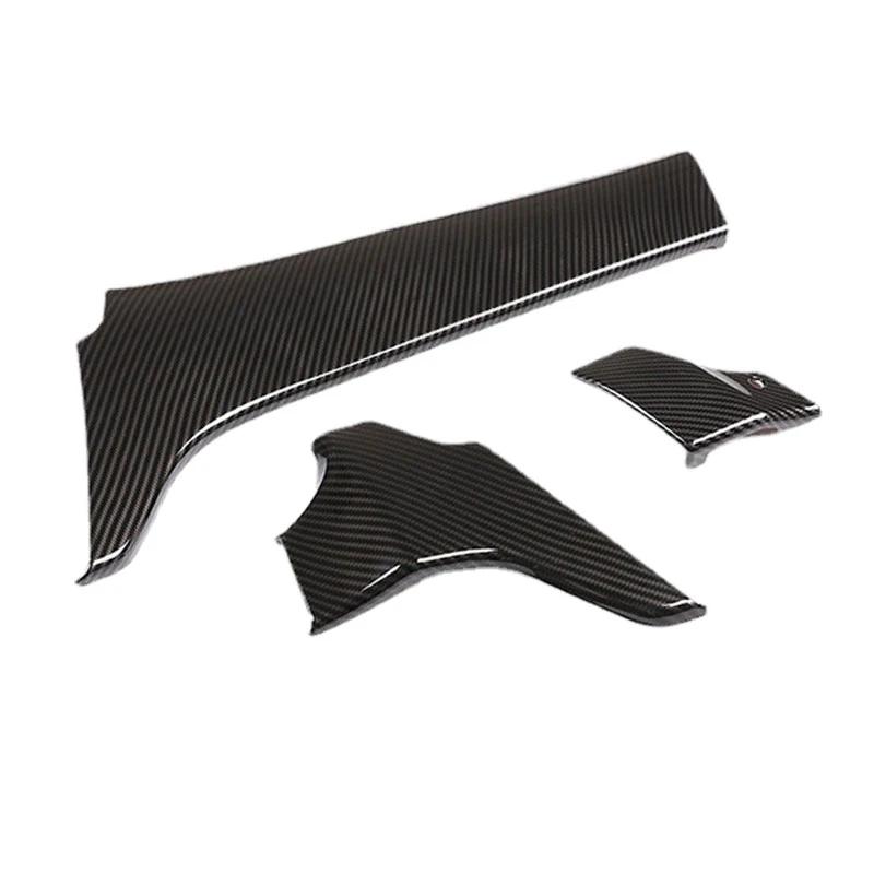 LHD For Mercedes Benz GLE 350 GLS 400 2016- ABS Carbon Fiber Texture Interior Center Console Dashboard Panel Cover