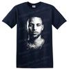 T-shirt Ritratto Giocatore di Basket Stephen Curry Bianco Nero Grafica Maglietta per Fan