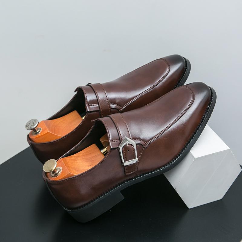 Formal Leather Shoes For Men High Quality Casual Business Social Leather Shoes Men Oxford Men s Dress Shoes Leather Loafer Male 38