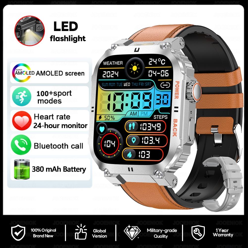 New Deeply Water Resistant SmartWatch Men Heart Rate Sleep Monitoring Reminder feature 100+ Sports Modes Smart Watch Men