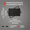 Polentex Black Combi Junior Doormat 12 Brush-Grips 80X50 Frame