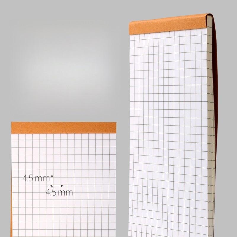 

1pcs Simple Horizontal Grid Small Notepad Portable Creative Office Memo Pad Multi-functional Daily Planner Schedule Task List