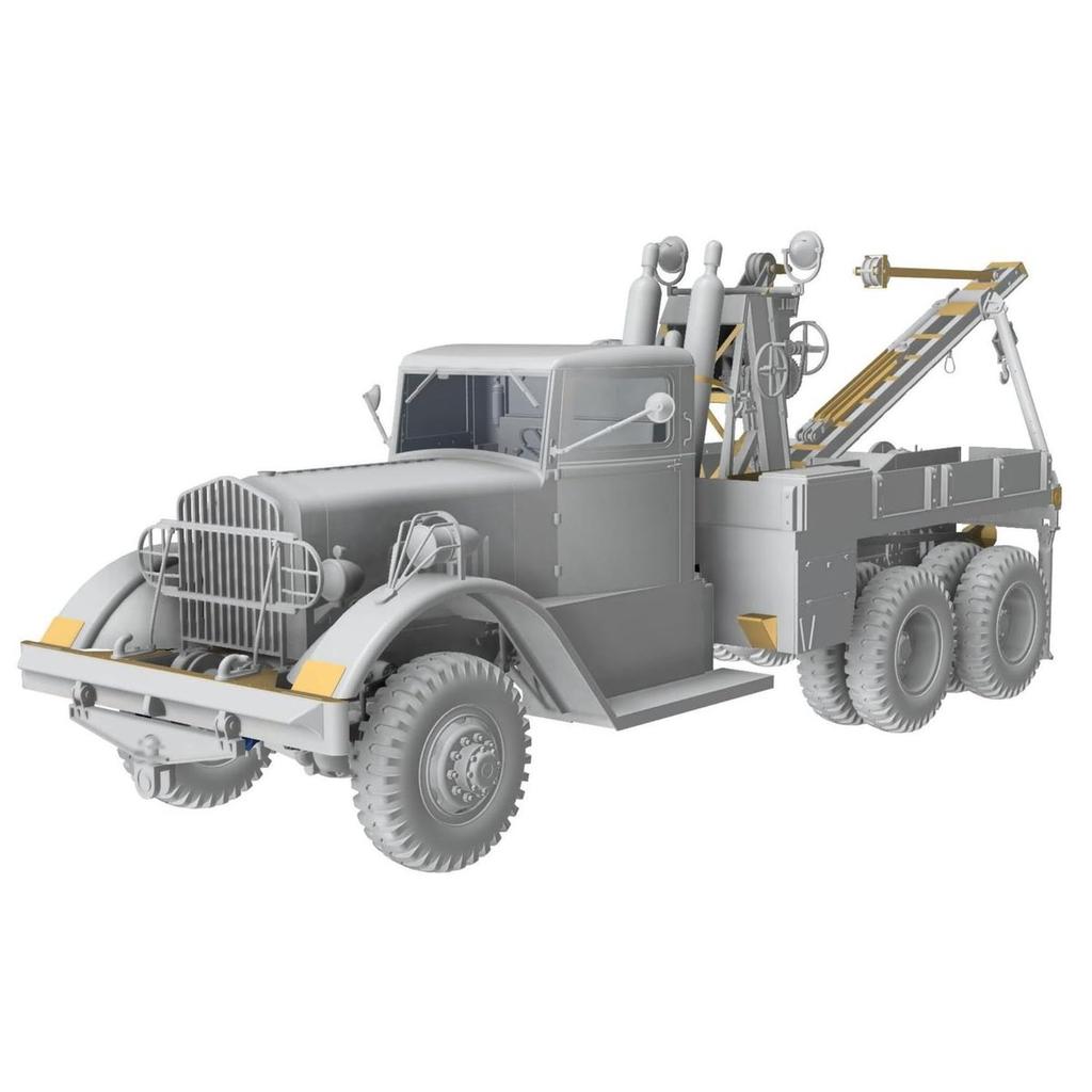 Thunder Model 1/35 US Ward LaFrance M1000 Series 3 British Army Heavy Wrecker Plastic Model Kit TB35011