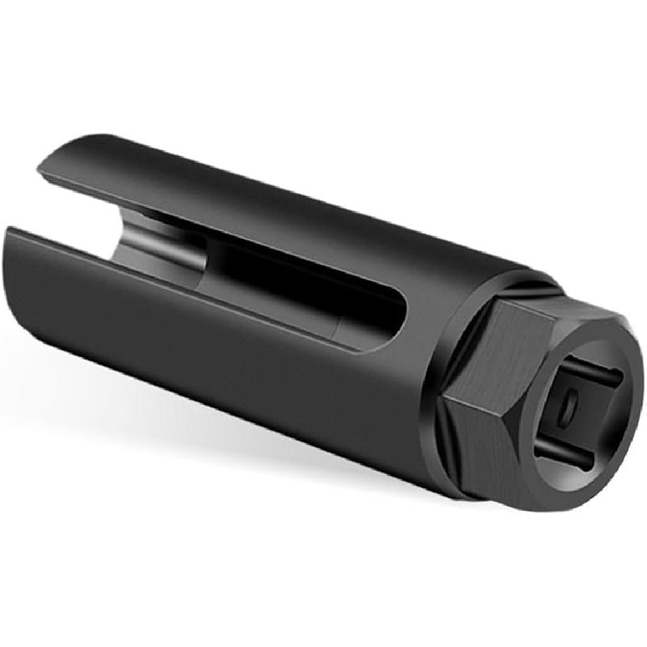 Oxygen Sensor Socket With Side Wire Cutout, 1/2" Drive By 7/8" 6-Point O2 Sensor Fit All Vehicles O2 Removal And Tallation, Offset Oxygen Sensor