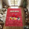 Various Styles of Angry Birds 2 Themed Printed Rugs for Soft Bedroom Floors, and Non-slip Welcome Mats for Home Laundry Rooms.