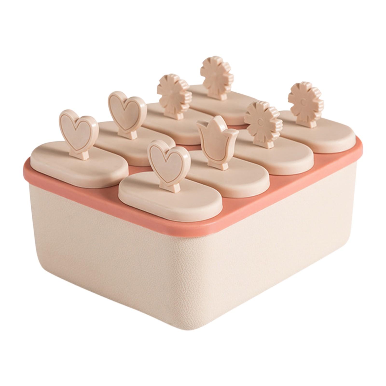 

Летняя покрытая 8 решетчатая коробка для мороженого, сделанная своими руками, самодельное мороженое со льдом One Size розовый