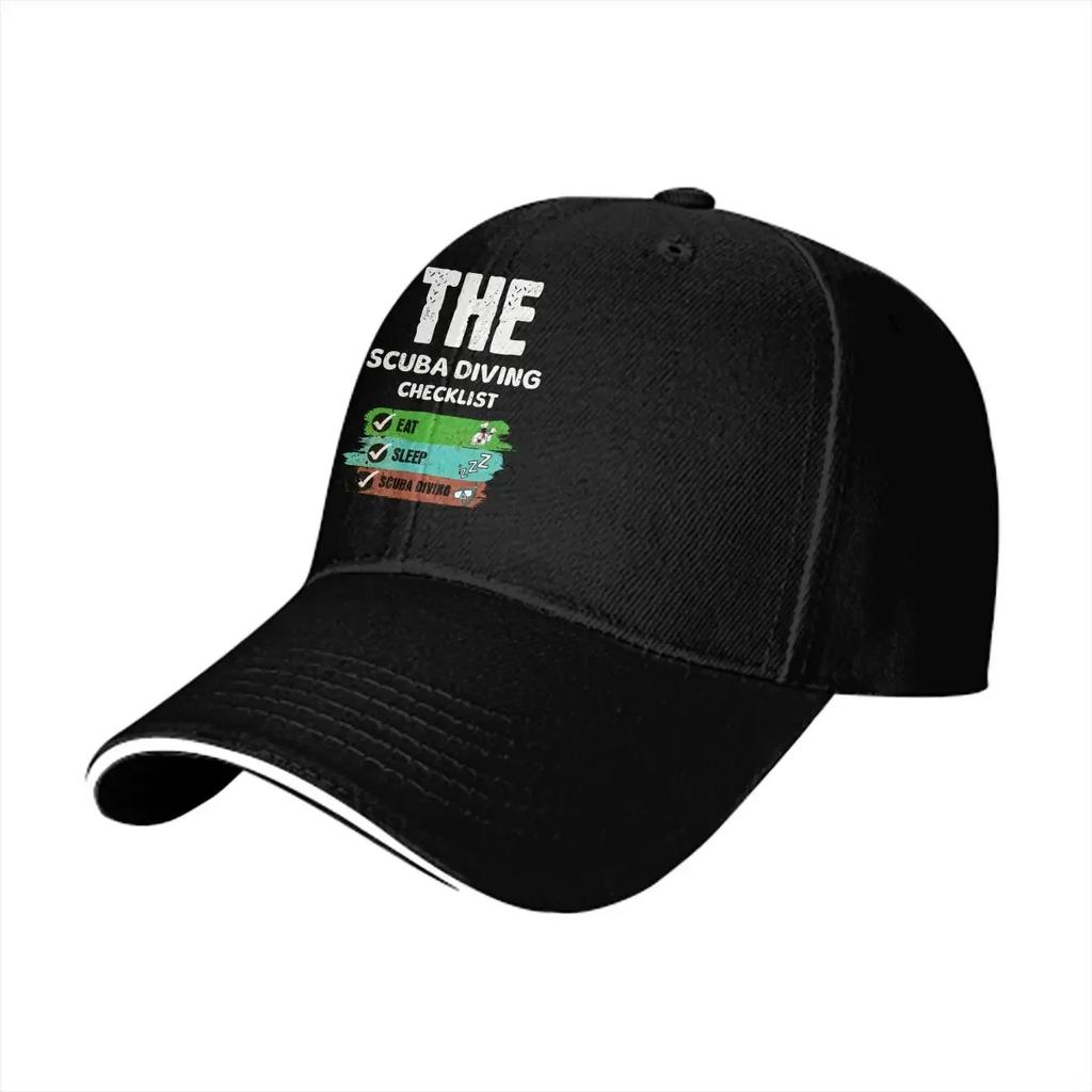 Pure Color Dad Hats Eat Sleep Scuba Hat Sun Visor Baseball Caps Dive Diving Peaked Cap