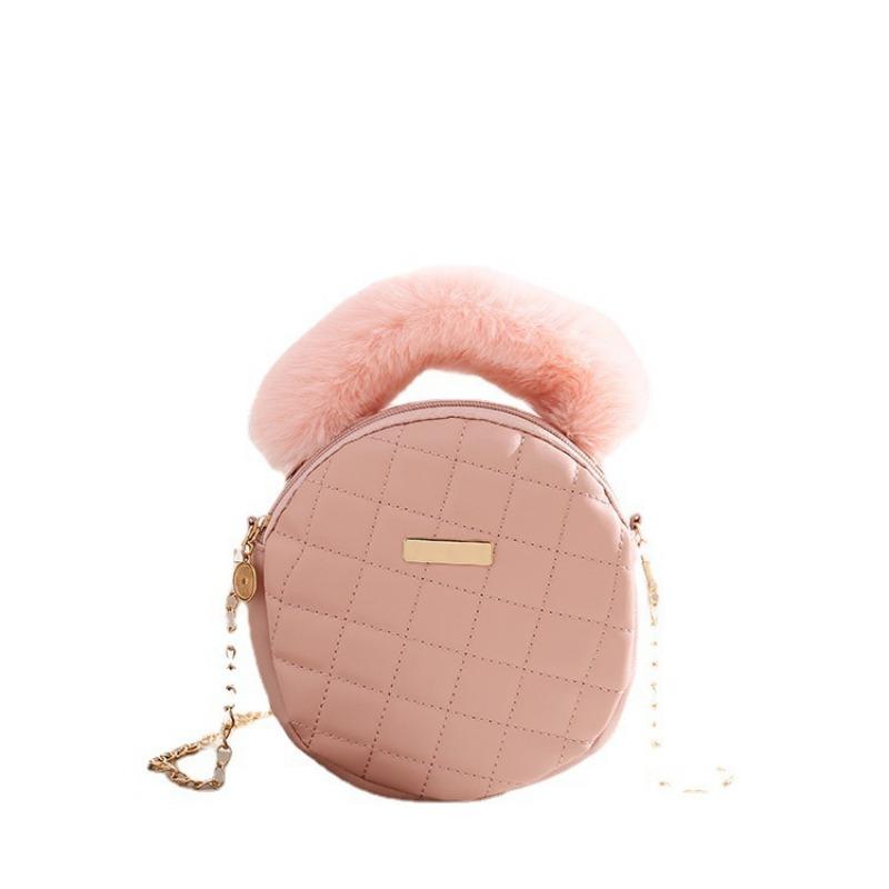 Small bag bag women's shoulder bag niche fashion small round bag