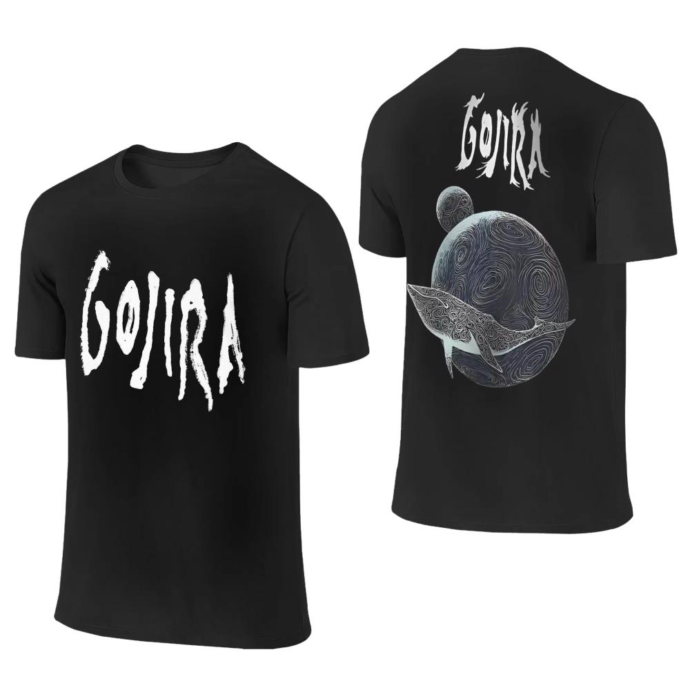 Men Women Gojiras Band Heavy Metal T Shirts Rock Music Cotton Clothing Funny Short Sleeve Round Collar Tees 2sided 3XL TShirts