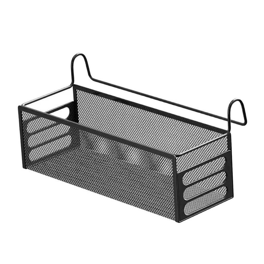 Bedside Hanging Storage Basket Shelf Organizer Rack for Dorm Bed & Bunk