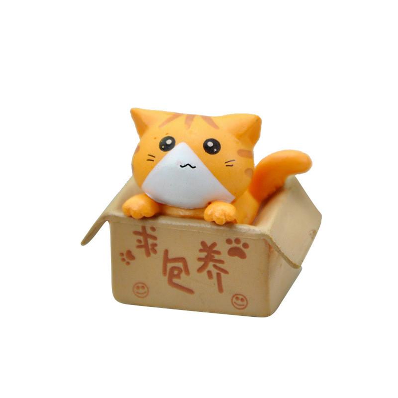 Doll Cat Cartoon Car Mounted Desktop Micro Landscape Decoration Gift Student