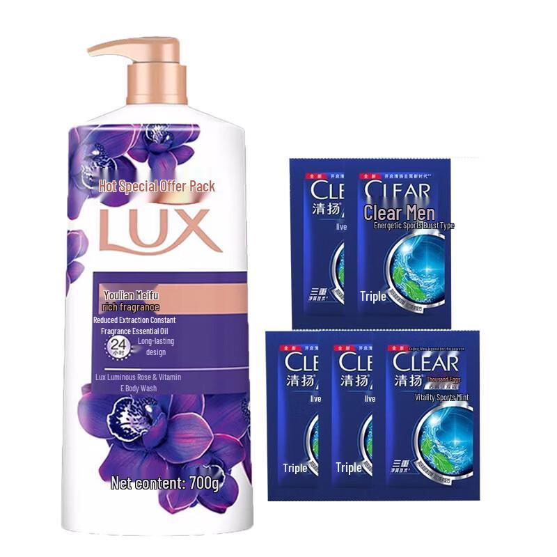 

LUX Enchanting Lotus Body Wash & Men s Shampoo Set