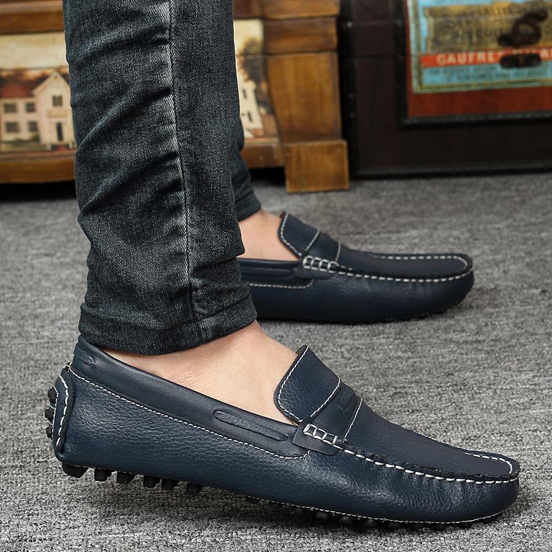 Newest Men Loafers Moccasins Summer Autumn High Quality Casual Shoes Men Soft Driving Flats Male Slip On Shoes Fashion Men'S Shoes