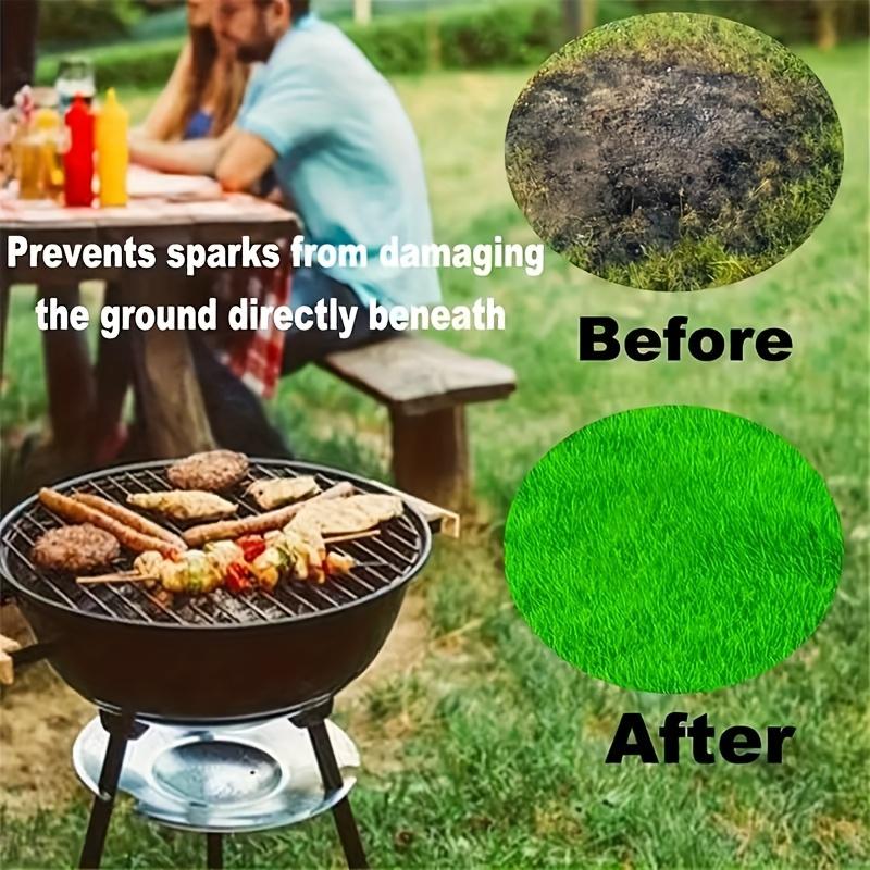 Fire Retardant BBQ Mat Reusable Fiberglass Fire Pit Mats Anti-Scald Protective Cover for Outdoor Picnic Camping Flame Carpet