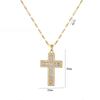 Fashionable Colorful Sacred Cross Pendant Necklace Gives Women A Sense of Light Luxury and Niche Design