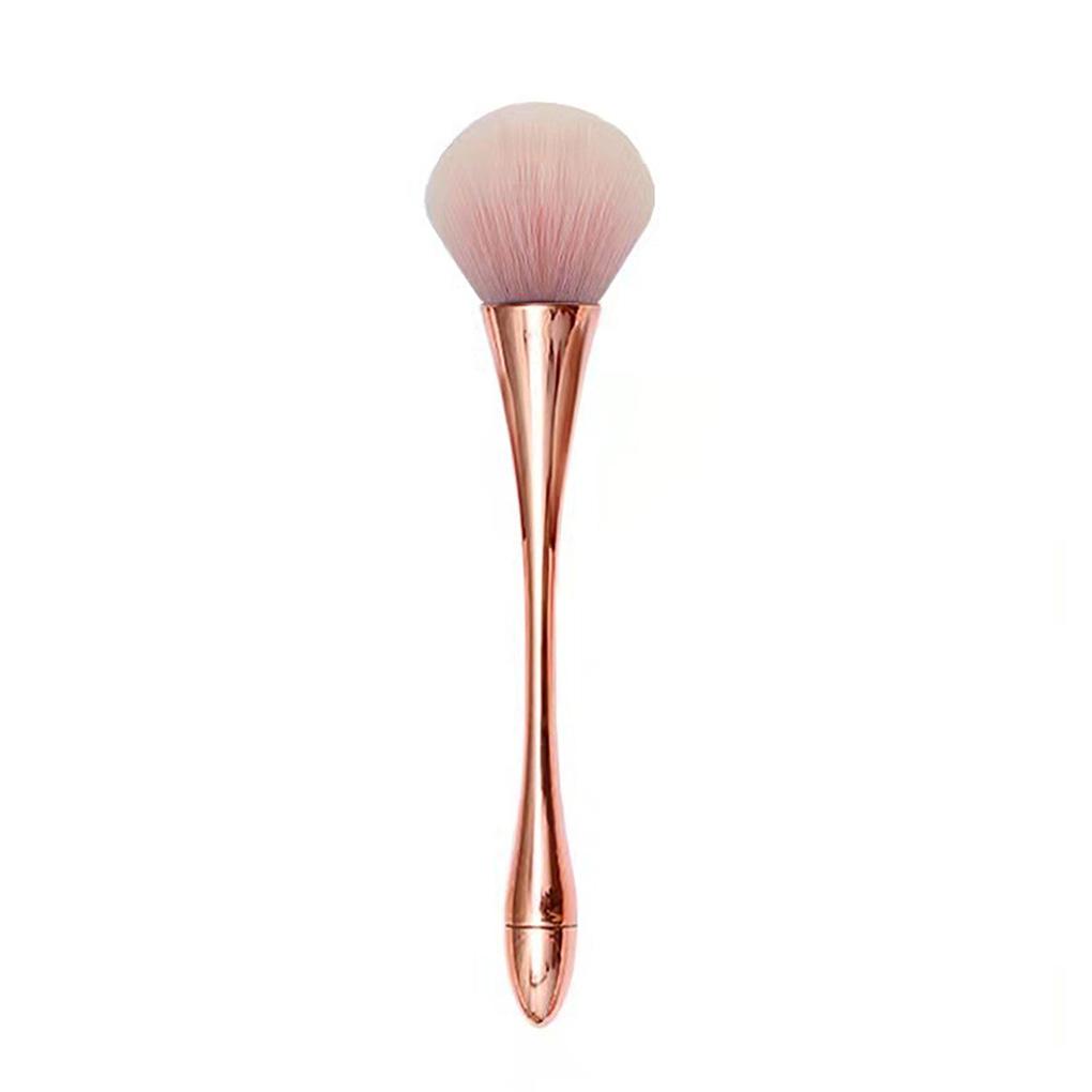 Makeup Brush Eye Shadow Foundation Powder Blending Cosmetic Brushes Long Handle Plating Reusable Make Up Tool Replacement