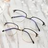 Metal Polygon Frame Resin Minus Lens Prescription Glasses With Cylinder Literary Women Men Nearsighted Glasses 0 -0.5 -1.0 To -4