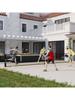 Pickleball Net 6.7 m Portable with Carrying Bag Metal Frame Yellow