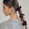 Mellotory mini Samt-Scrunchie (Burgund)